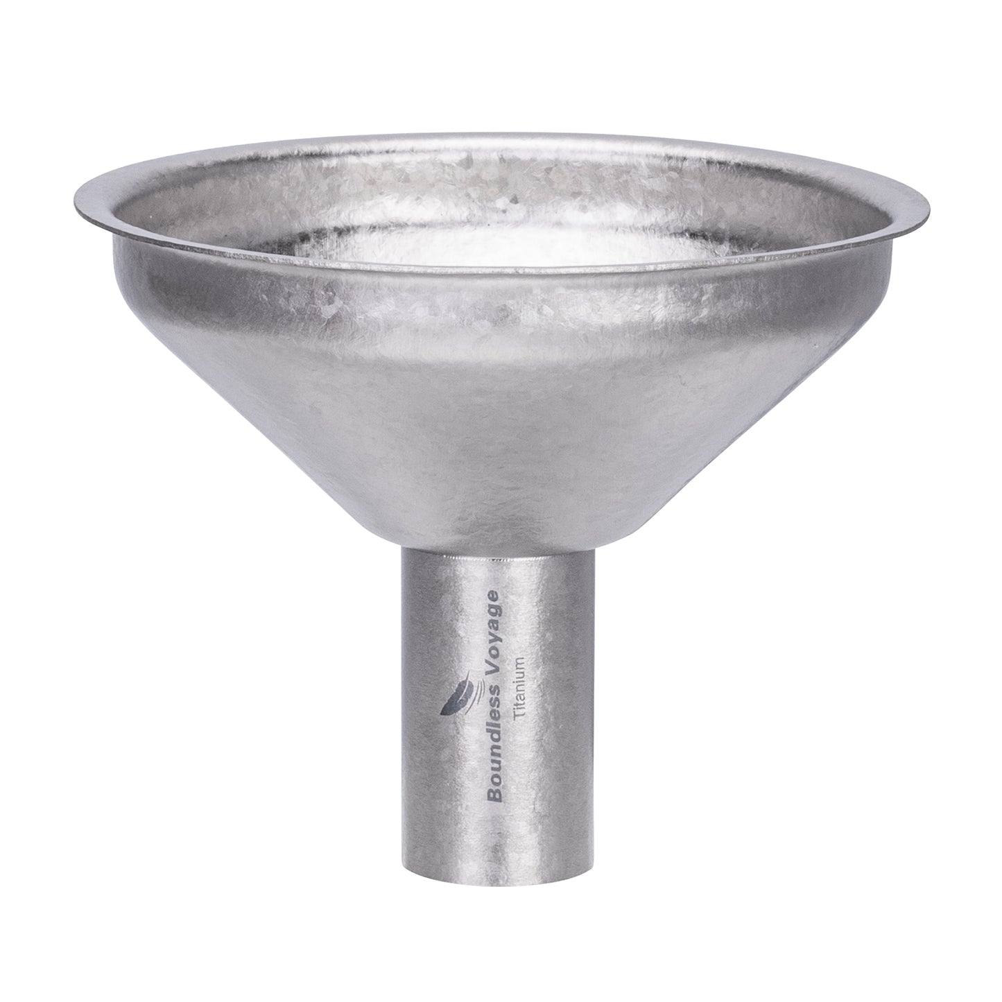 Boundless Voyage Titanium Funnel for Kitchen，Bar, Camping Lightweight Portable Durable No-Spill Metal Refilling Tool for Liquids, Oil, Wine, Soy Sauce & Spices, Corrosion-Resistant & Dishwasher Safe Ti3281D