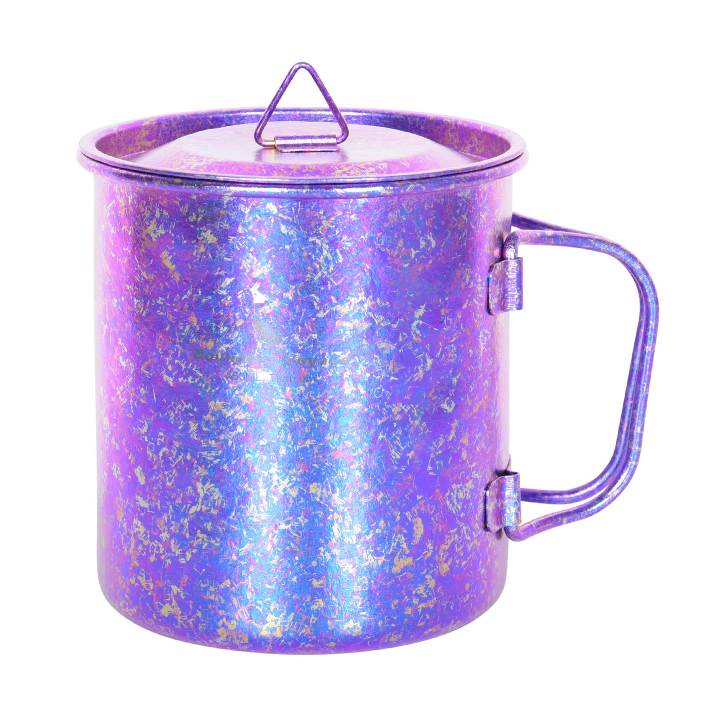 Boundless Voyage 450ml / 15oz Ultralight Titanium Camping Cup with Lid, Portable Drinking Mug for Hiking, Garden & Outdoor Travel Ti3055D