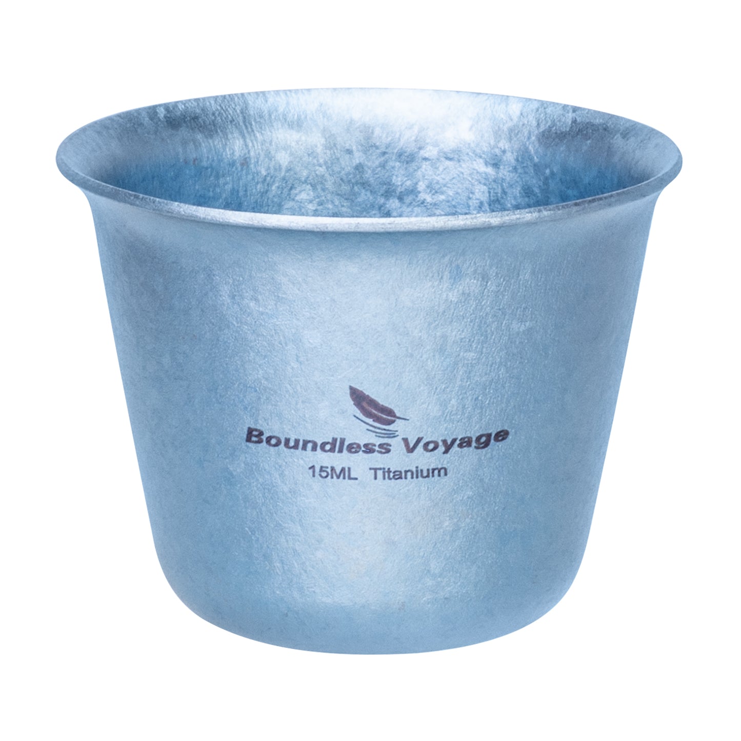 Boundless Voyage Titanium Mini Wine Teacup 15ml Portable Drinking Cup Small Tequila Whiskey Cup Outdoor Camping Drinkware Ti3069D